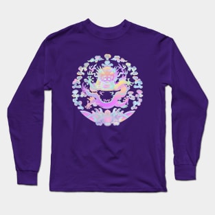 Smiling Dragon Hologram Long Sleeve T-Shirt